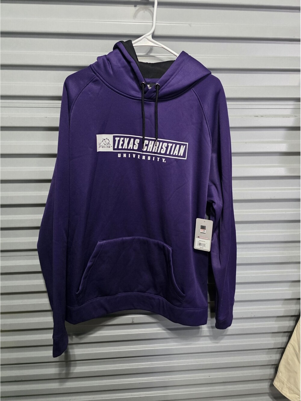 Colosseum TCU Horned Frogs Purple Pullover Hoodie Sweatshirt Men's XL NCAA